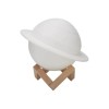 Lampă de noapte 3D &icirc;n formă de Saturn, Saturn Light, cu alimentare pe baterii și stand din plastic inclus, 15 cm, eMazing
