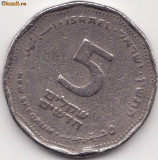 Moneda Israel - 5 New Sheqalim 1990
