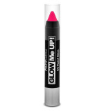Creion stralucitor in lumina UV, pentru fata si corp, Magenta GLOW ME UP!, Paint Glow