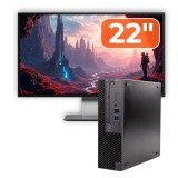 Pachet PC Dell OptiPlex 3070 SFF Second Hand cu i5, 16GB, SSD, monitor 22