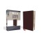 NIV, Thinline Reference Bible, Bonded Leather, Burgundy, Red Letter Edition, Indexed, Comfort Print