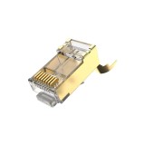 Mufa RJ-45 FTP Vention, Cat. 8, 10 buc per set, auriu, &quot;IDHR0-10&quot; (include timbru verde 0.03lei) - 6922794746411