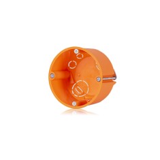 Doza aparataj rigips diametru: 68mm, adancime: 47mm cu gauri predecupate pentru cabluri si tuburi IP30