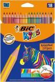 Bic Creioane Colorate Evolution Stripes 18 Buc 32524859