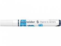 Marker cu vopsea acrilica Paint-It 320 4 mm Schneider, Alb foto