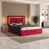 Pat Tapitat Loris Visiniu Catifea Premium Scrie-ne pentru detalii