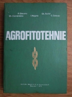 P. Diaconu - Agrofitotehnie foto