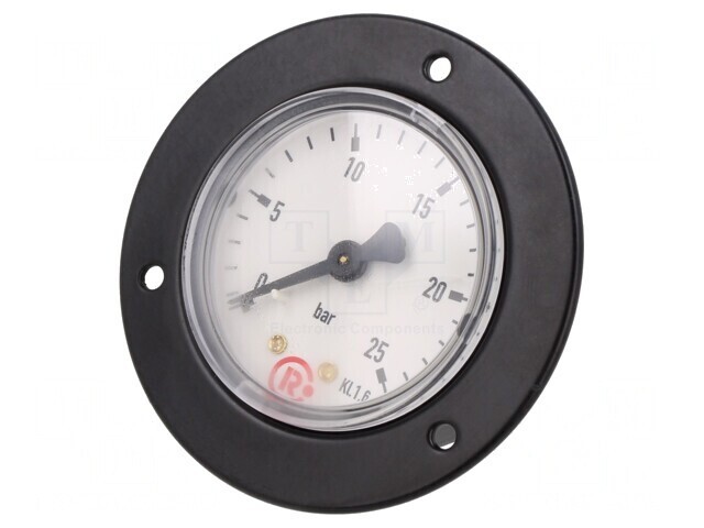 Manometru 0-25 bar 50mm pentru lichide și gaze inerte