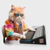 Jucarie pentru pisici - Cat Scratch Synth | Suck Uk