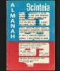 Almanah Sc&acirc;nteia 1984 / 1985 - Carte Rară de Colecție