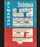 Almanah Sc&acirc;nteia 1984 / 1985 - Carte Rară de Colecție