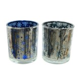 Cumpara ieftin Suport pentru lumanare - Tealightholder Glass Snowflake Laser - mai multe modele | Kaemingk