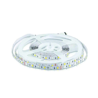 Banda led SMD5050 60led/m rgb + alb neutru p20 5m foto