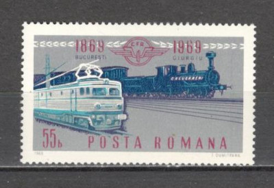 Romania.1969 100 ani Caile Ferate DR.219 foto