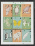 Mongolia 2001 - #801 Cercetasi si Natura - M/S 1v MNH, Nestampilat
