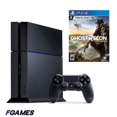 Consola Sony Playstation 4 Ps4 500gb + Controller + Tom Clancy&amp;#x2019;s Ghost Recon Wildlands PlayStation 4, Second-Hand