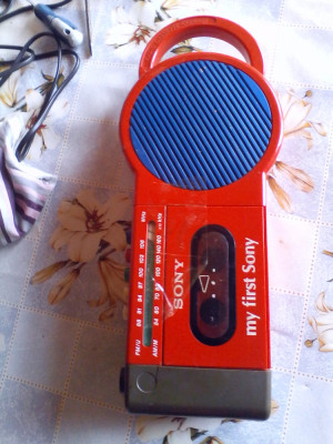 Radio Casetofon my First Sony Model CFM 2000 foto