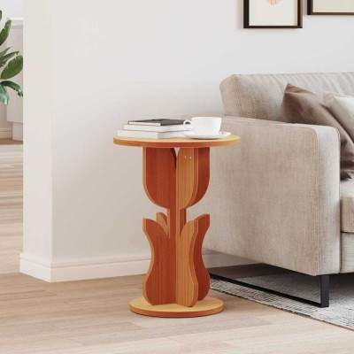 vidaXL Masă laterală Maro ceruit 39.5 x 39.5 x 53.5 cm 873558 foto