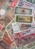 Set / Lot #7 Inceput de colectie / 40 de bancnote diferite / stare (vezi scan)