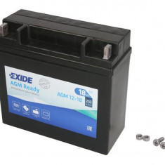 Baterie Moto Exide Agm Ready 12V 18Ah 190A AGM12-18 EXIDE