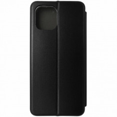 Husa tip carte cu stand Elegance neagra pentru Xiaomi Redmi A1, A1+, A2, A2+