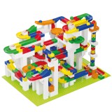 Jucarie de construit pentru copii Marble Run Hubelino (585 piese)