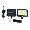Lampa Solara 108 LED COB cu Senzor Miscare, 2400lm, IP65, Negru, Exterior/Gradina