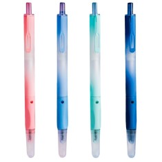 Stilou din plastic Nebo V2, cu mecanism, cerneală termosensibilă