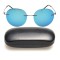Ochelari soare cu toc, polarizati, bleu, 53x17x140mm
