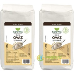 Pachet Faina Integrala de Ovaz 500g + 500g