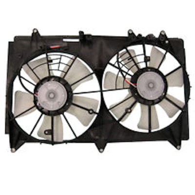 GMV radiator electroventilator Mazda Cx-7 (Er), 2006-2012, Motorizare 2, 3 T 175/182/191kw Benzina, dimensiune 360/360mm, 3+3 pini, cu 2 moduli contr foto