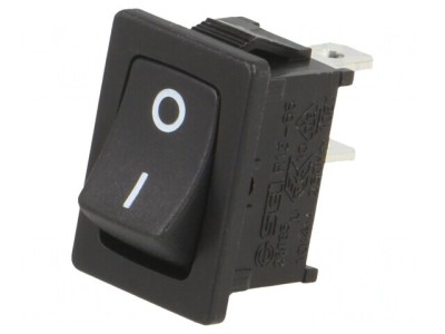 Comutator Bascule ON-OFF 10A/24VDC Negru foto