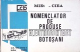 NOMENCLATOR DE PRODUSE ELECTROCONTACT BOTOSANI - 1986-MIET - CIEA-346686