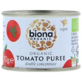 Piure de Rosii Dublu Concentrat Bio 70g Biona pentru Diversificare Bebelusi
