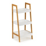 K&ouml;nyvespolc bambusz kerettel 34,5x31x71 cm