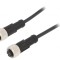 Cablu senzori/automatizări 5 PIN M12-M12 1m