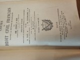 RARITATE ! Aubry &amp; Rau &ndash; Cours de Droit Civil Fran&ccedil;ais &ndash; 10 volume &ndash; Ed. V 1897-1920 &ndash; Drept- Provenienta avocat, Cavaler Ordin Mihai Viteazu'