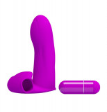 Cumpara ieftin Degetar Cu Vibratii Maxwell, Violet, 8 cm, Pretty Love