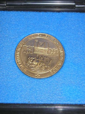 QW5 22 - Medalie - tematica filatelie - Targul international filatelic Munchen foto
