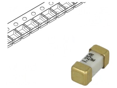 Siguranță Ultra-Rapidă 1,25A 125V SMD foto