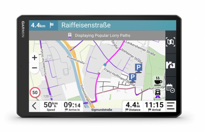GPS Garmin Dezl LGV1020, tip afisaj IPS panoramic de 10,1&quot;,