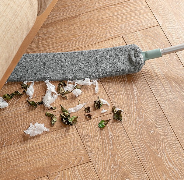 Mop super subtire si flexibil pentru spatii inguste, 130 cm x 10 cm, Topbazar