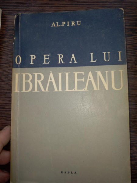 Al. Piru - OPERA LUI IBRAILEANU