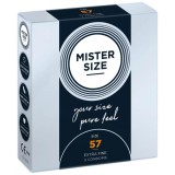 Pachet 3 Prezervative Mister Size (57 mm)