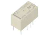 Releu Electromagnetic DPDT 5VDC THT 2A/0.3A 125VAC