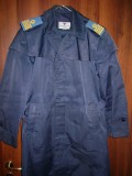M2 - Manta militara de ploaie - bleumarin - capitan aviatie - piesa de colectie