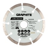 Disc diamantat segmentat 115 x 22,2 mm pentru taiere uscata in beton