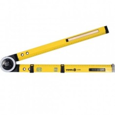 Compas cu doua bule, pentru masuratori in constructii, Vorel lungime 630 mm, deschidere 0-270 grade