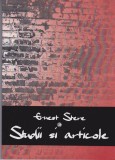 AS - ERNEST STERE - STUDII SI ARTICOLE (cu autograf)