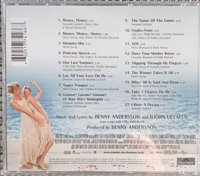 CD Mamma Mia! (The Movie Soundtrack Featuring The Songs Of ABBA) foto